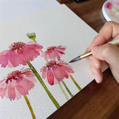 flowers how to draw how can we use colors effectively in flower paintings